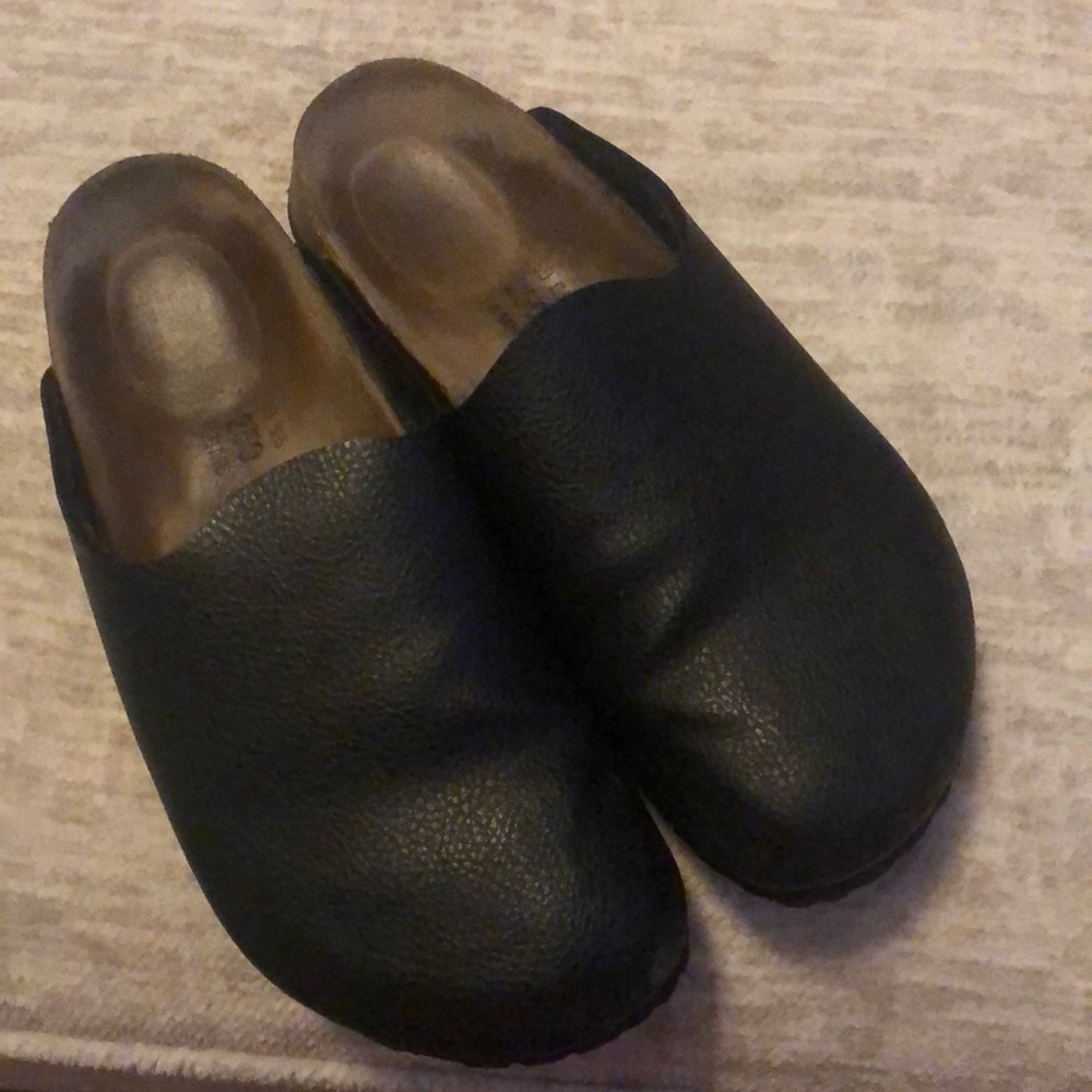 Authentic Birkenstock slip Ons
